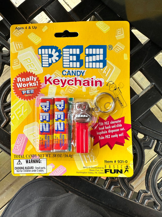 PEZ candy keychain gorilla