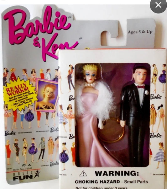 Barbie & Ken Date Night Keychain Set