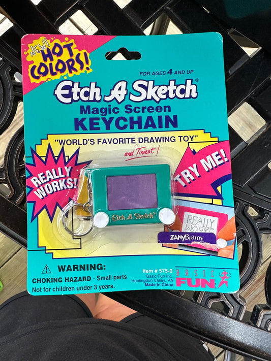 Etch a sketch Keychain